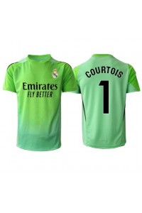 Real Madrid Thibaut Courtois #1 Doelman Voetbaltruitje Uit tenue 2025-26 Korte Mouw